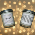 10 oz Scripture Candle- Raspberry& Vanilla/Sandalwood (Most Popular🔥)