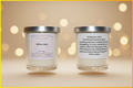 10 oz Scripture Candle- White linen