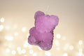 Rose Bear Pillar Candle
